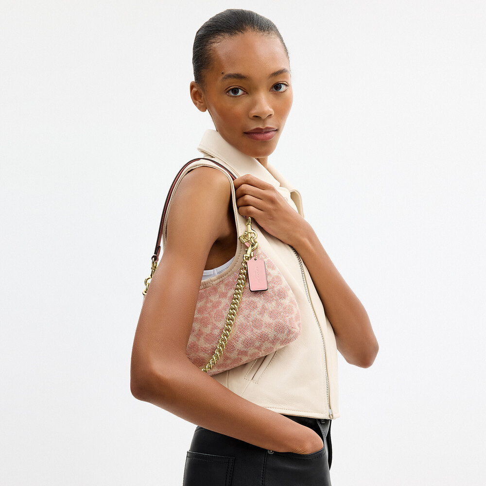 Coach Outlet Teri Shoulder Bag In Signature Satin